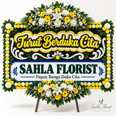 Papan Bunga Duka Tandes